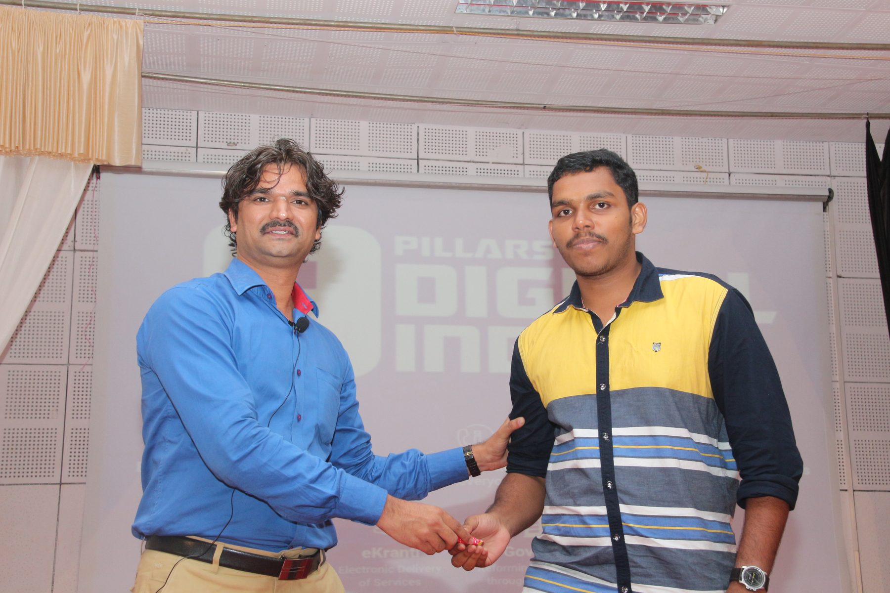 Recognition at a Ministry of Electronics and IT, Government of India event
