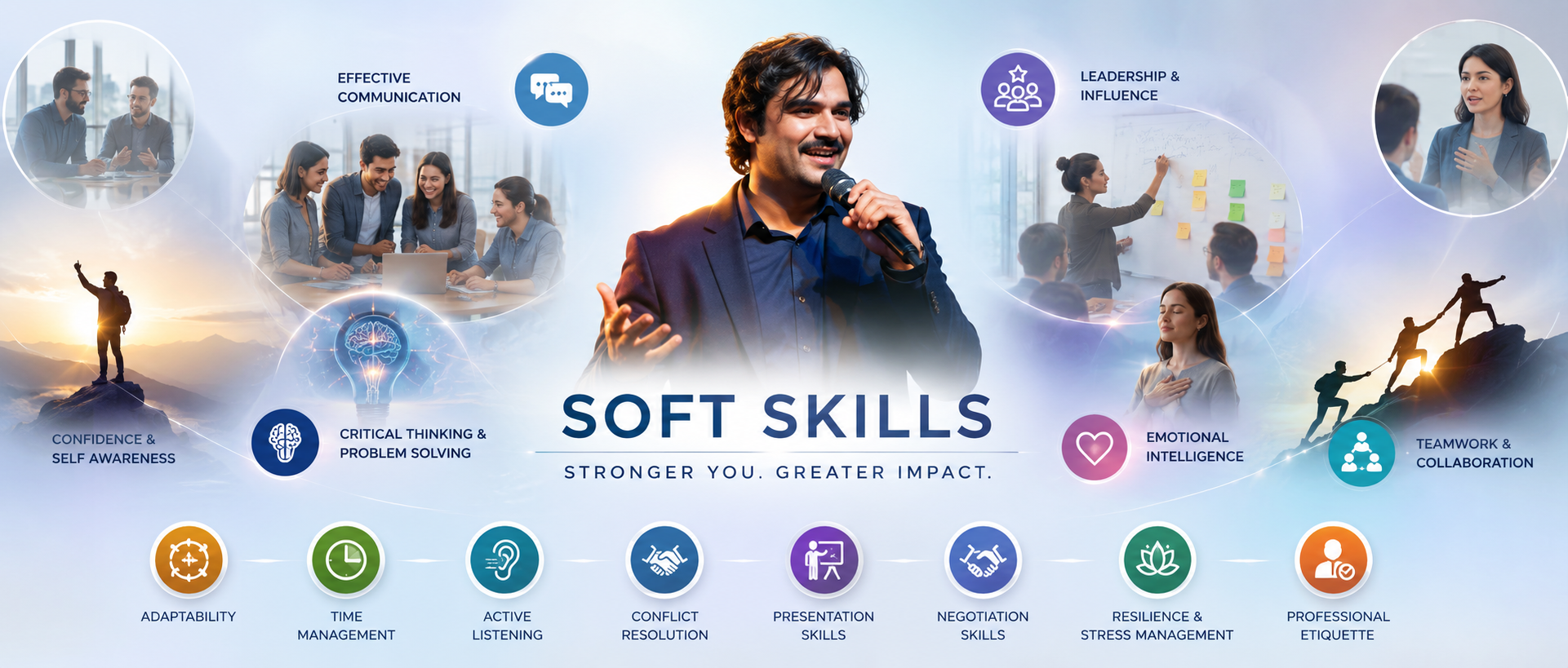 Soft skills and communication training session